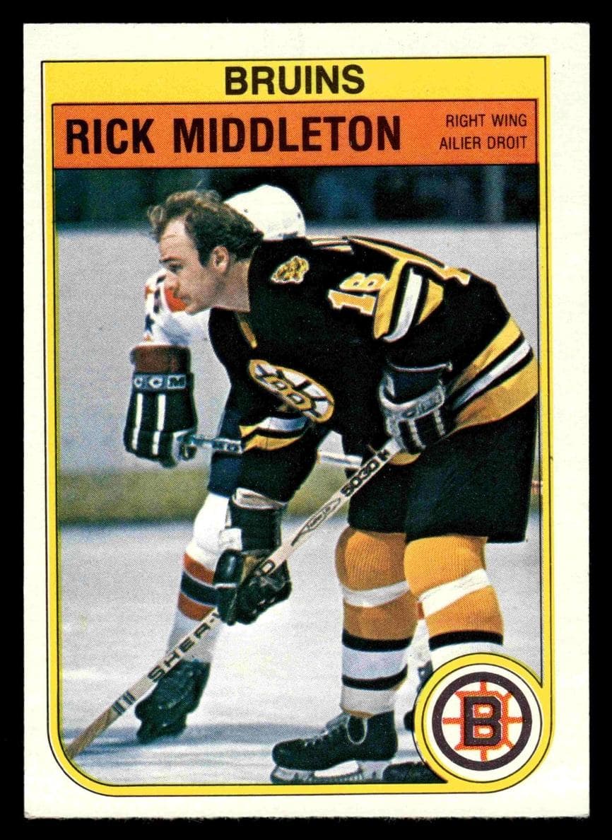 Rick Middleton 1982 topps O-Pee-Chee