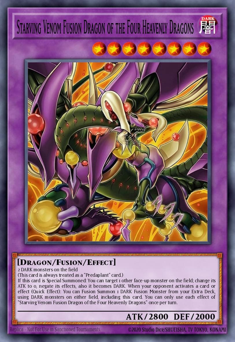 Starving Venom Fusion Dragon of the Four Heavenly Dragons 2026 Yu-Gi-Oh! Japanese Limit Over Collection: Rivals Overframe