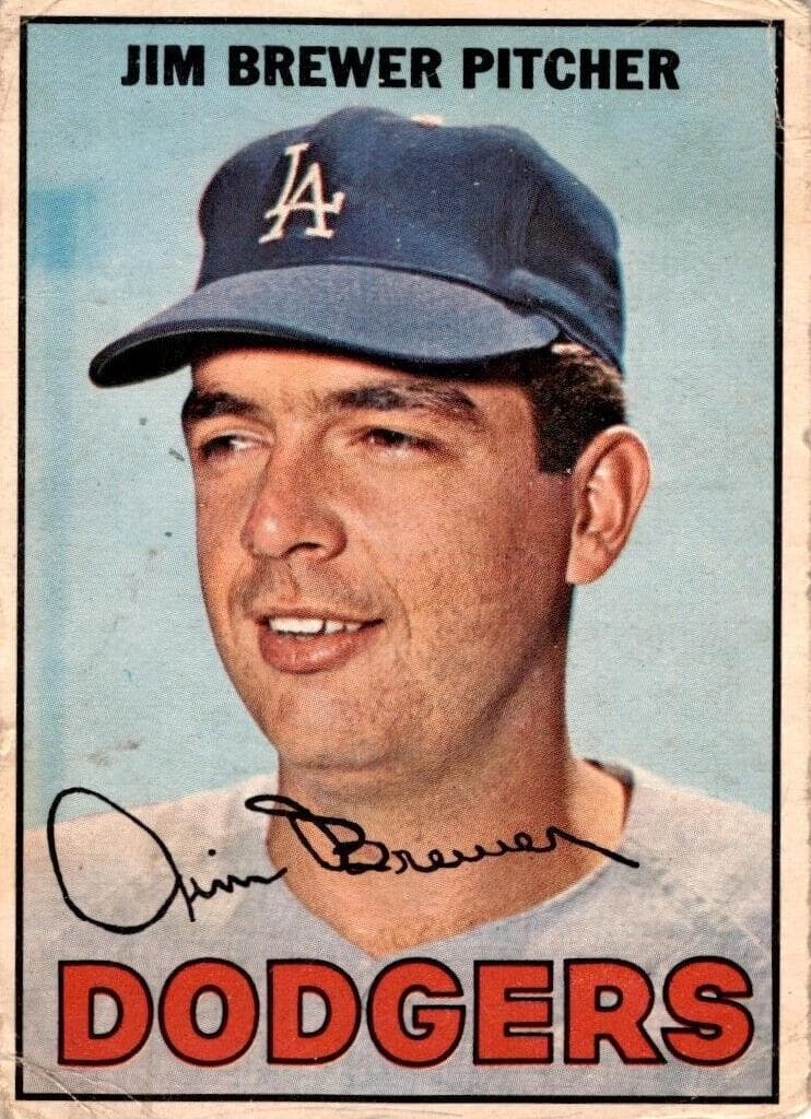 Jim Brewer 1967 topps Topps