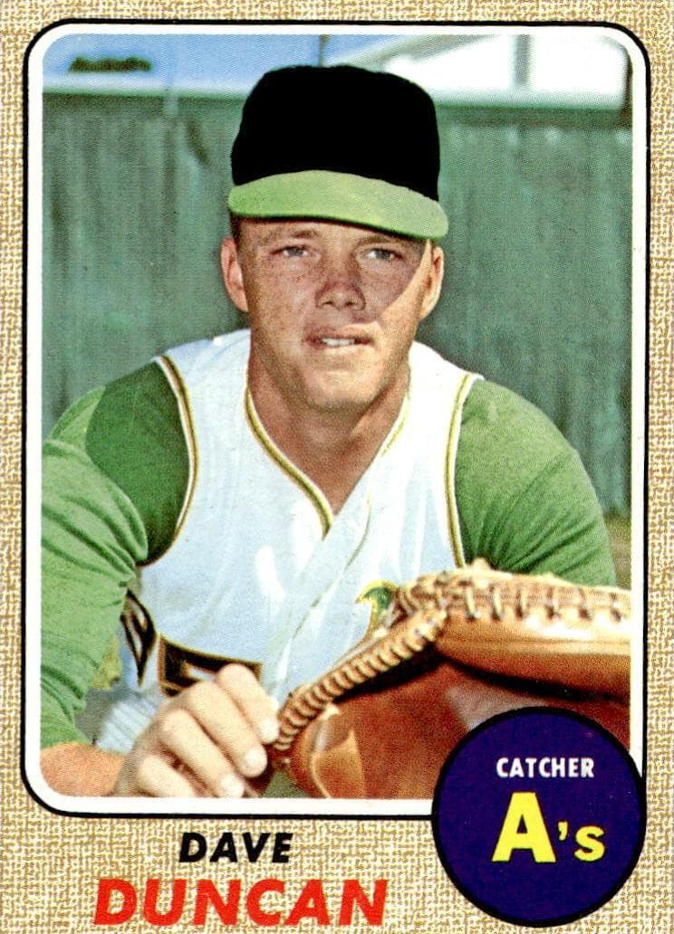Dave Duncan 1968 topps Topps