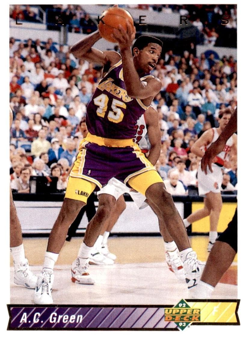 A.C. Green 1992 upper-deck Upper Deck