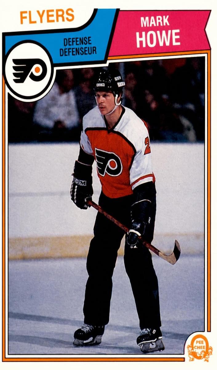 Mark Howe 1983 topps O-Pee-Chee