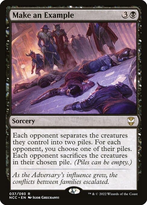 Make an Example 2022 Magic: The Gathering New Capenna Commander