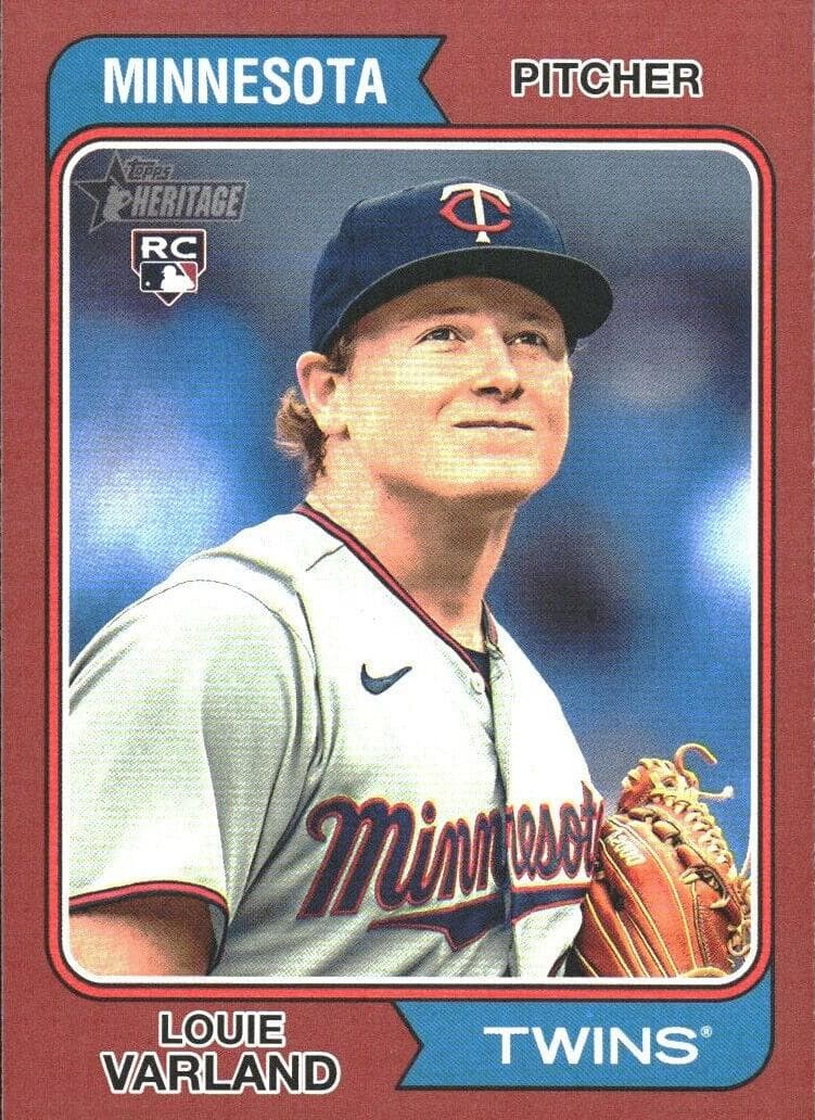 Louie Varland trading card