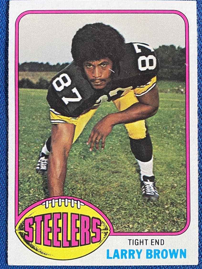 Larry Brown 1976 topps Topps