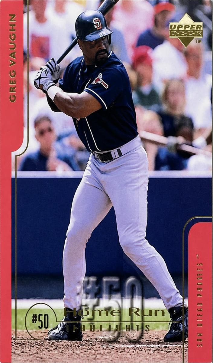 Greg Vaughn 1999 upper-deck Upper Deck Challengers for 70