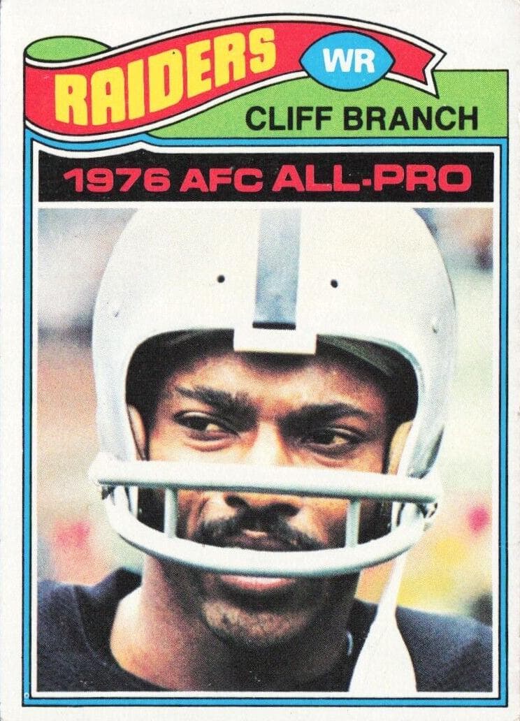 Cliff Branch 1977 topps Topps