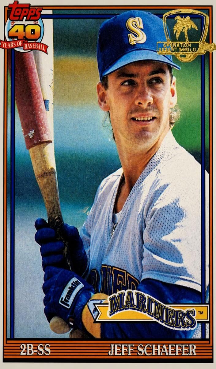 Jeff Schaefer 1991 topps Topps