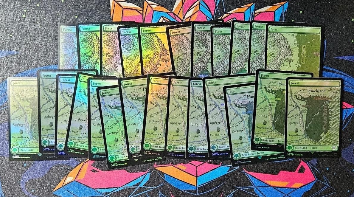 Forest trading card