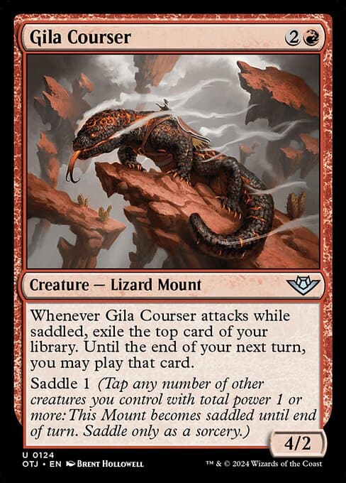 Gila Courser 2024 Magic: The Gathering Outlaws of Thunder Junction