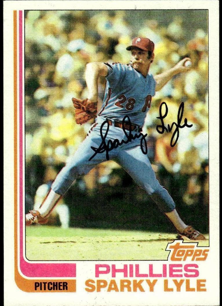 Sparky Lyle 1982 topps Topps
