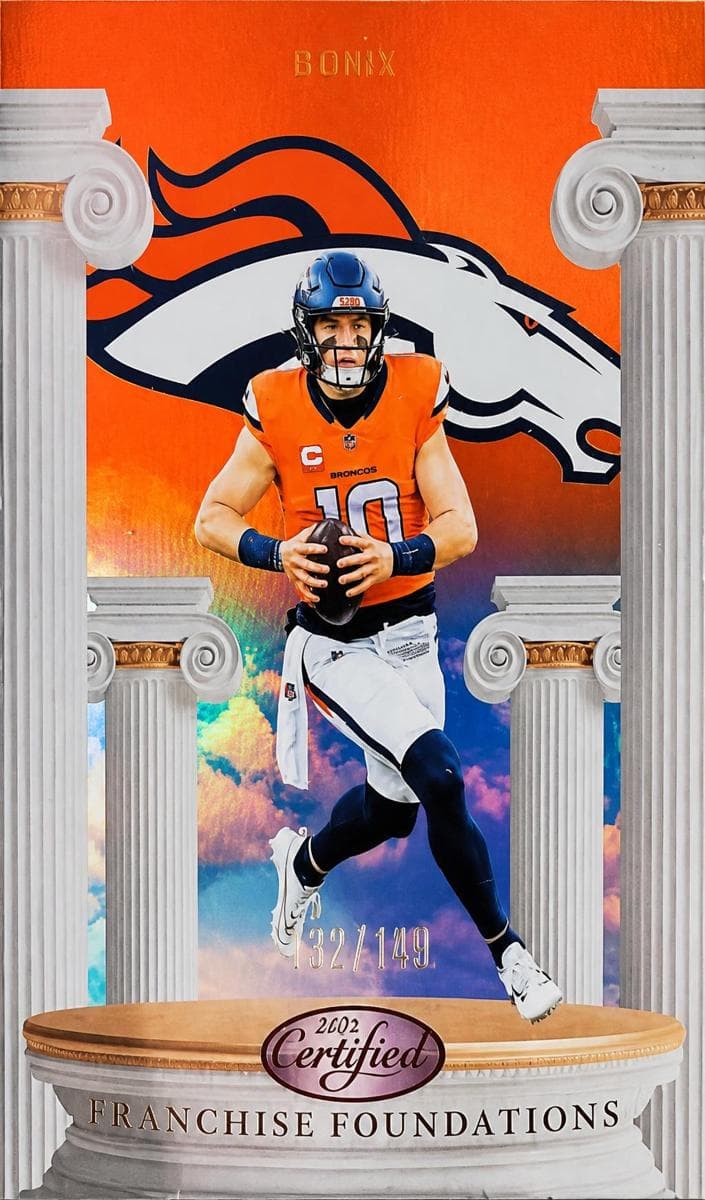 Bo Nix 2025 panini