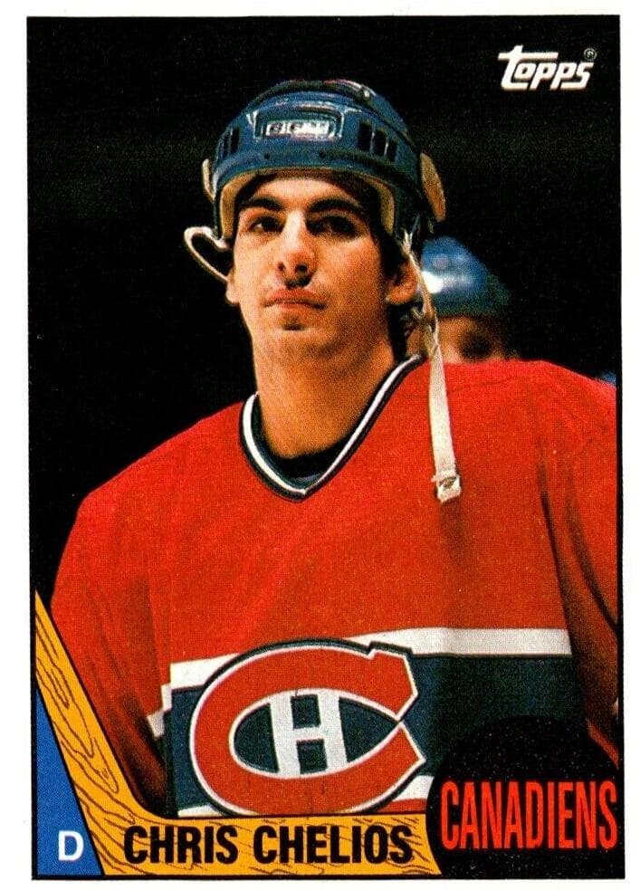 Chris Chelios 1987 topps