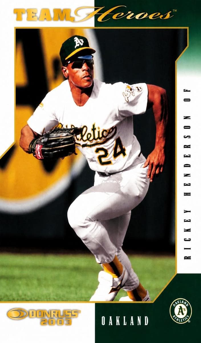 Rickey Henderson 2003 panini