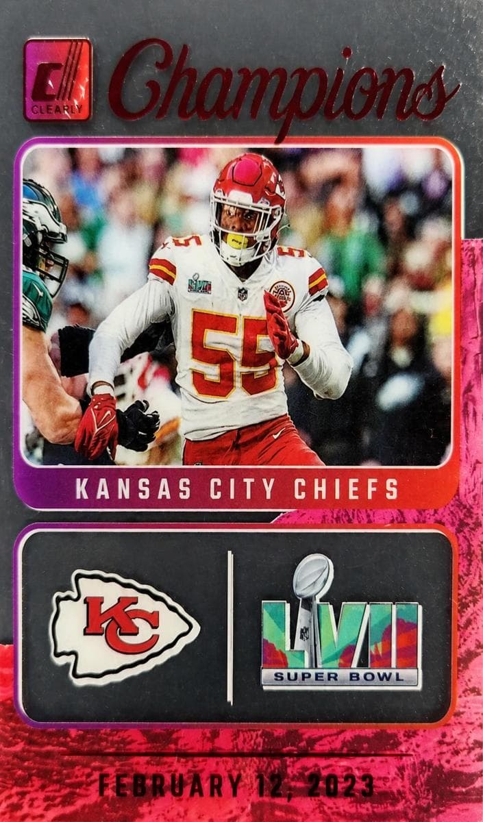Frank Clark trading card