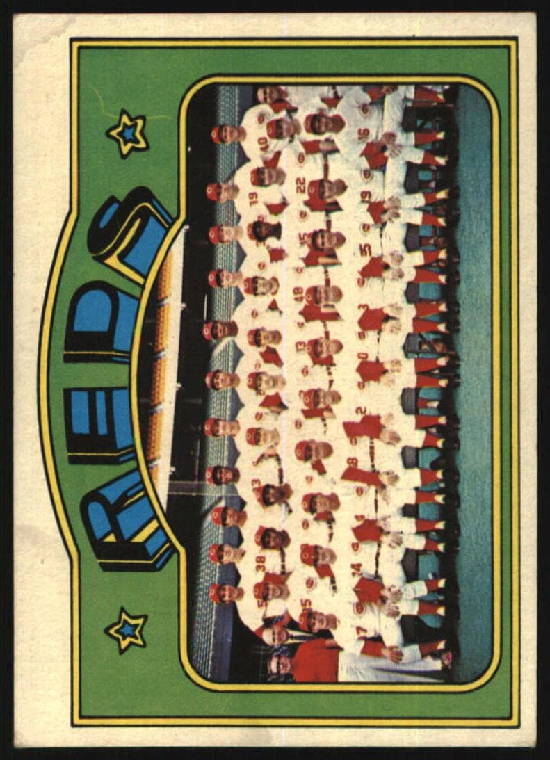 Cincinnati Reds 1972 topps Topps