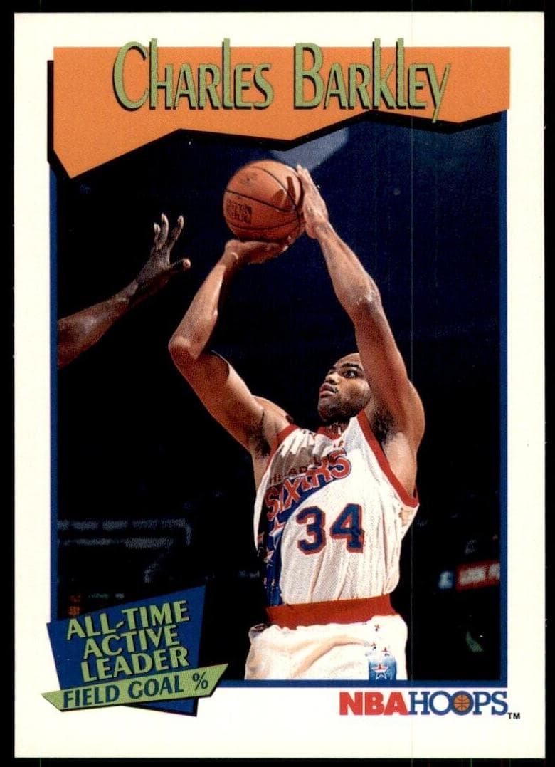 Charles Barkley 1991 panini Hoops
