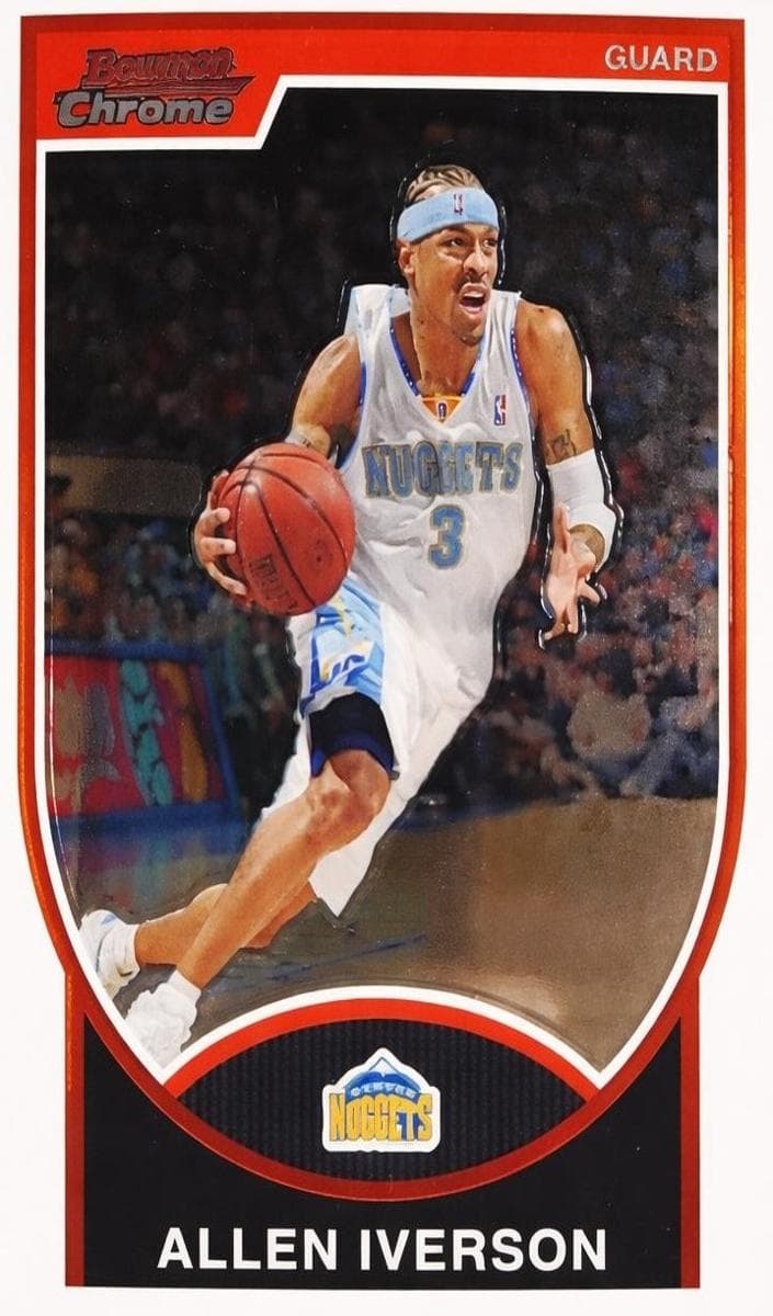 Allen Iverson 2007 bowman