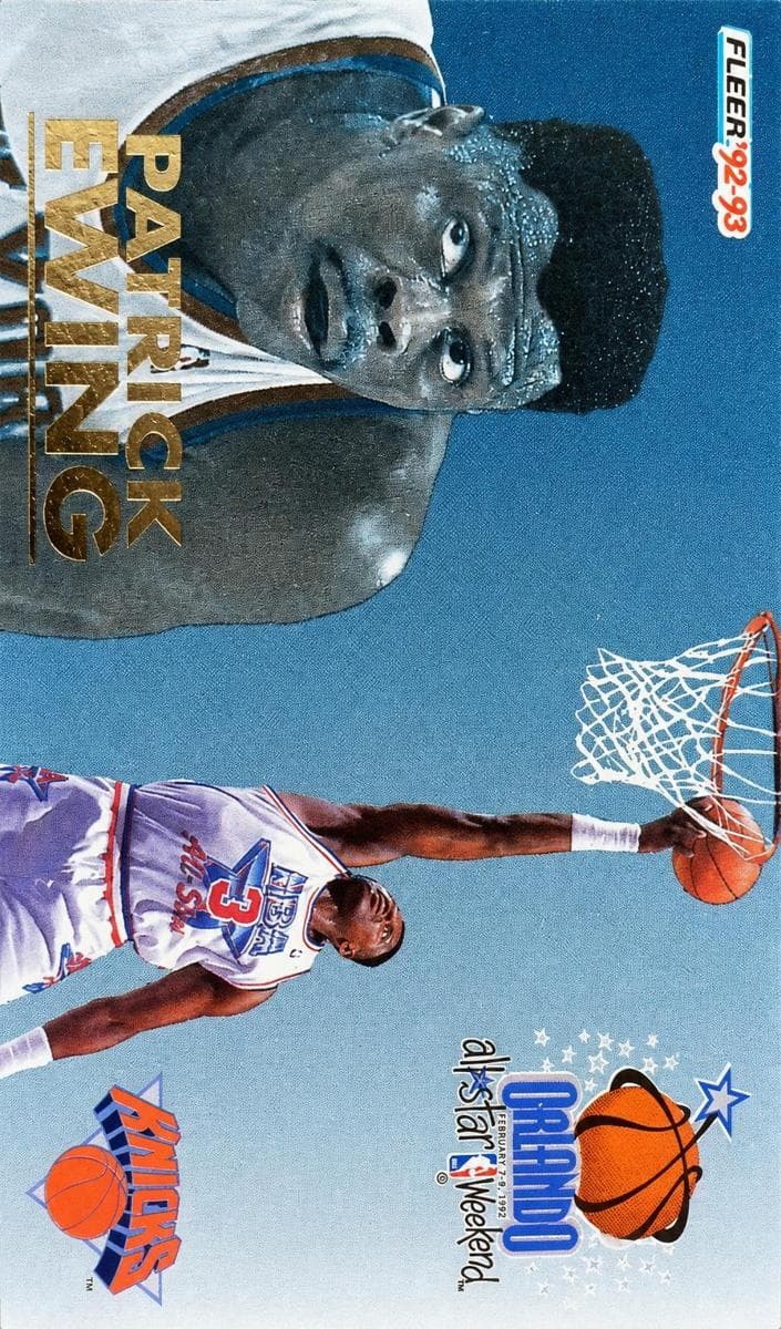 Patrick Ewing 1992 fleer Fleer