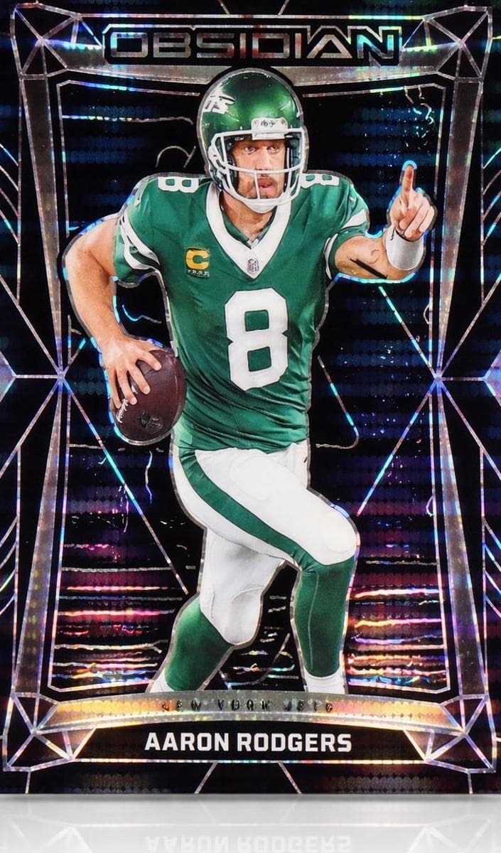 Aaron Rodgers 2024 panini Panini Obsidian