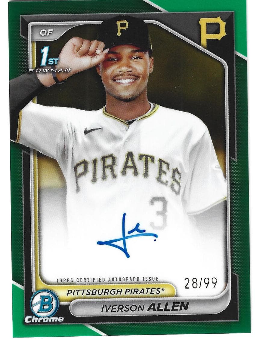 Iverson Allen trading card