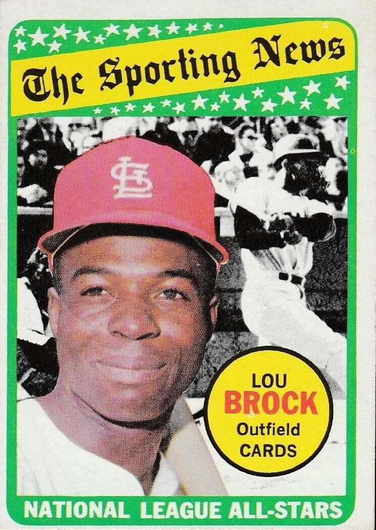 Lou Brock 1969 topps Topps