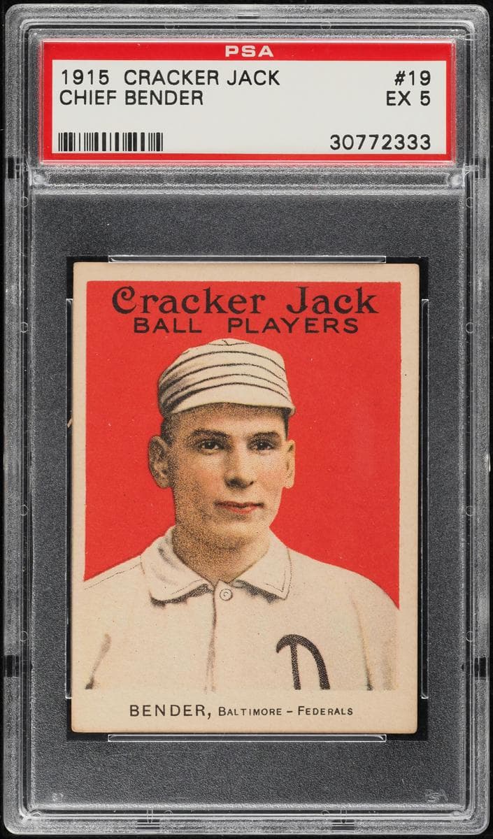 Chief Bender 1915 unknown Cracker Jack