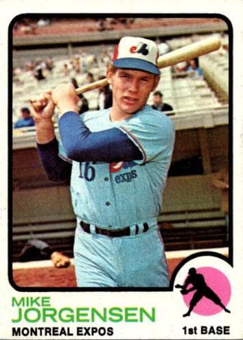 Mike Jorgensen 1973 topps Topps