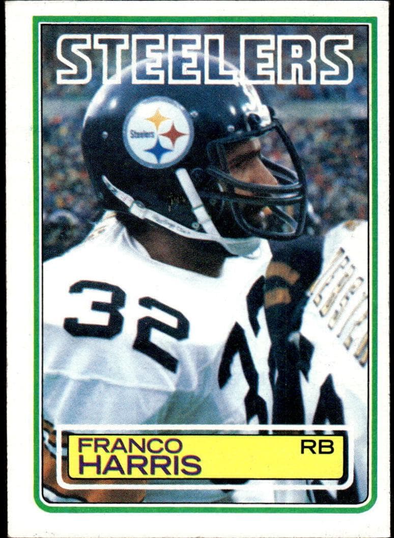 Franco Harris trading card