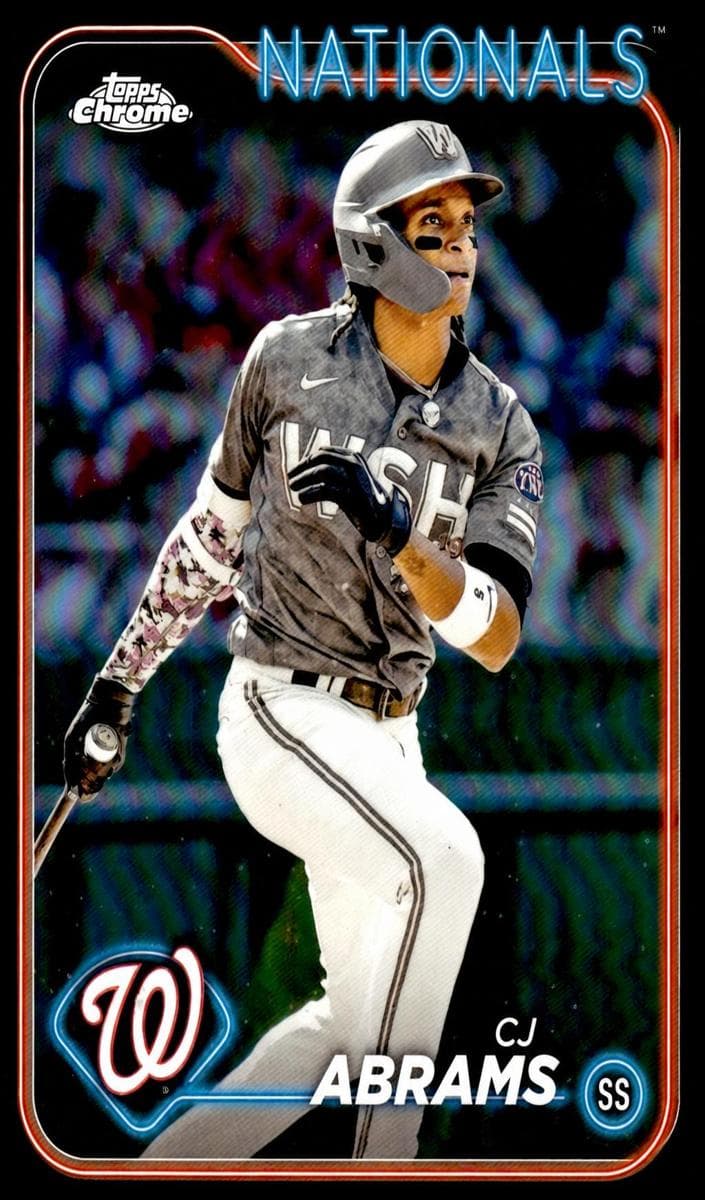 CJ Abrams 2024 topps Topps Chrome