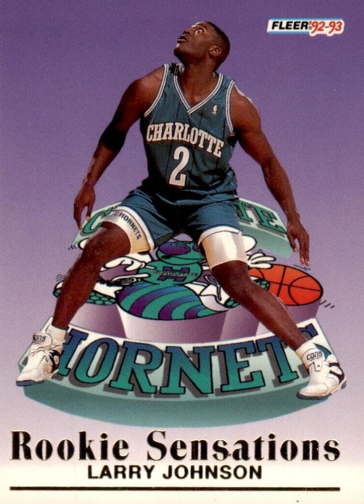 Larry Johnson 1992 fleer Fleer