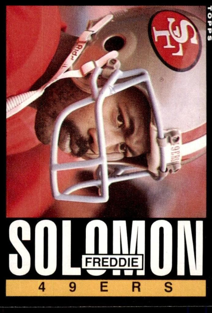 Freddie Solomon trading card