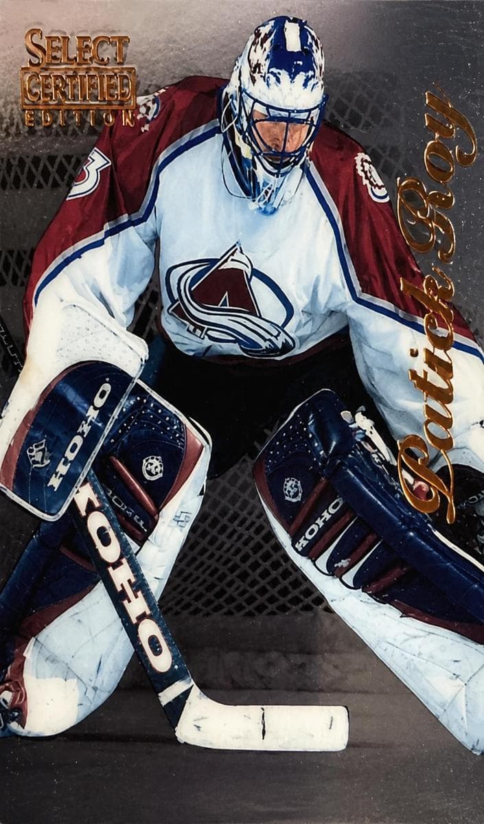 Patrick Roy 1996 panini Select Certified