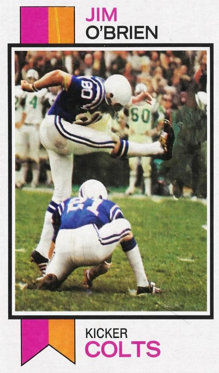 Jim O'Brien 1973 topps Topps