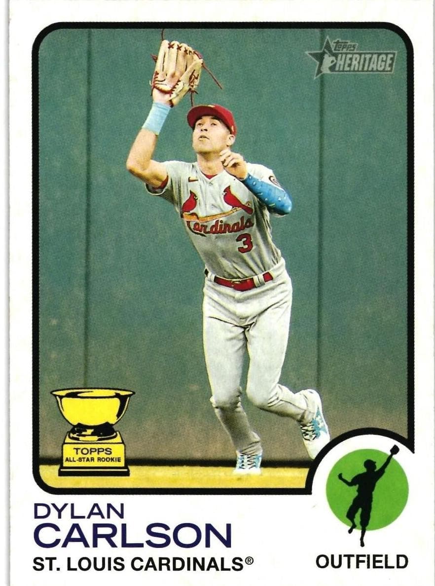 Dylan Carlson 2022 topps Topps Heritage