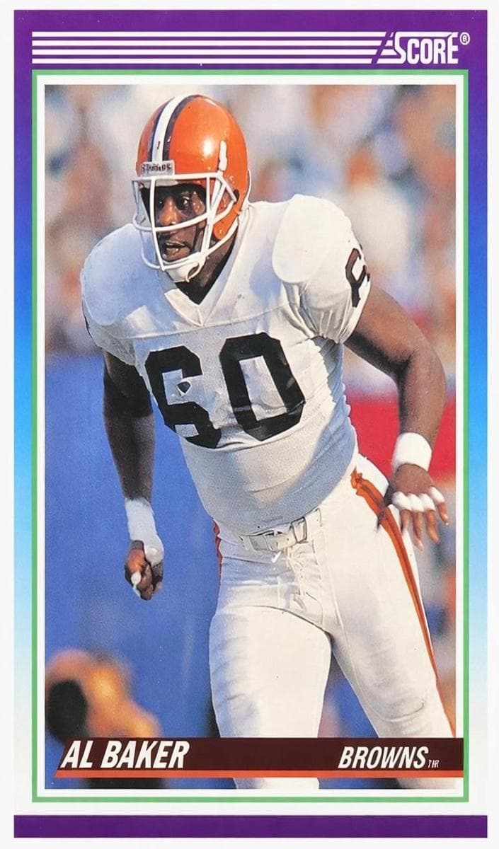 Al Baker trading card