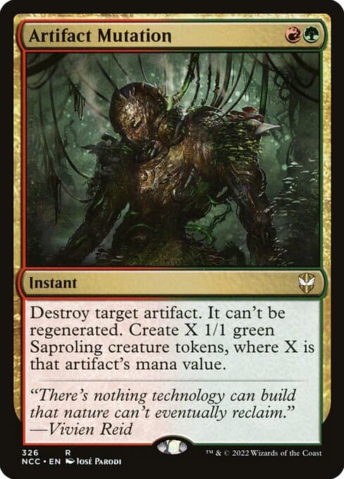 Artifact Mutation 2022 Magic: The Gathering New Capenna Commander