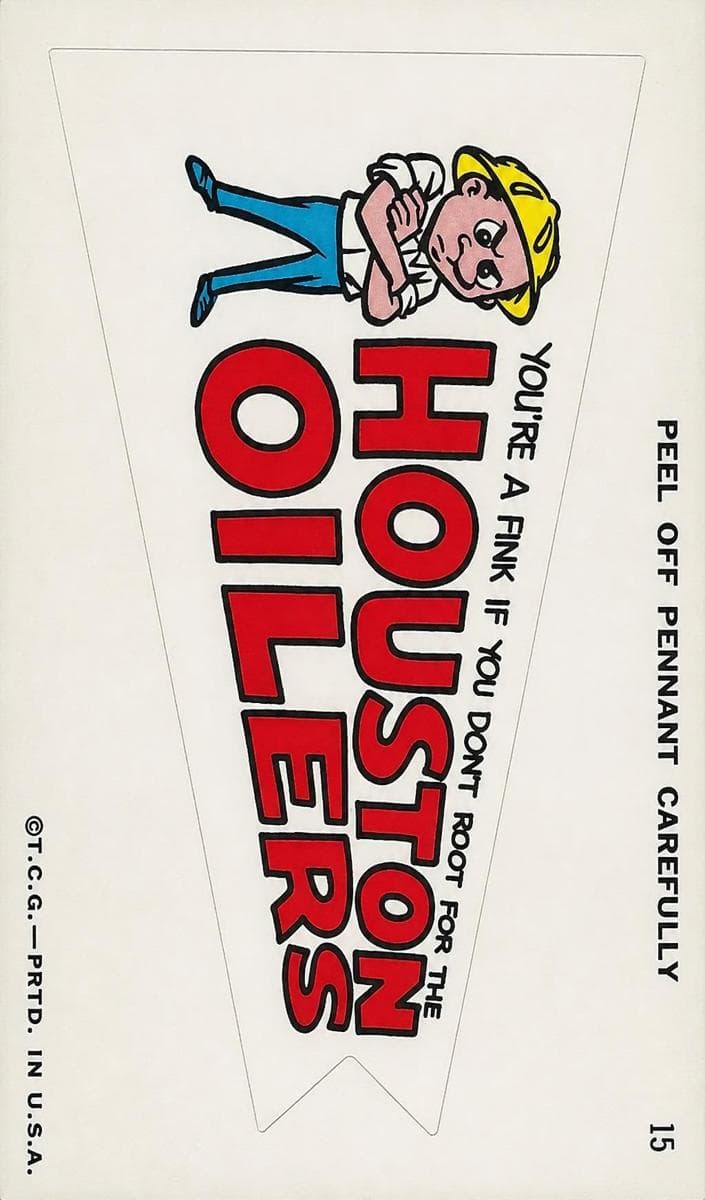 Houston Oilers #15