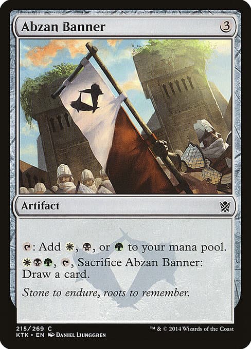Abzan Banner 2014 Magic: The Gathering Khans of Tarkir