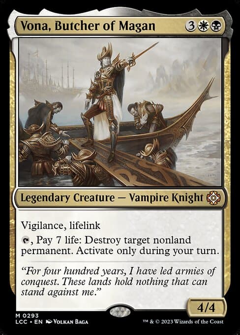 Vona, Butcher of Magan 2017 Magic: The Gathering Ixalan