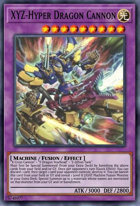XYZ-Hyper Dragon Cannon 2025 Yu-Gi-Oh!