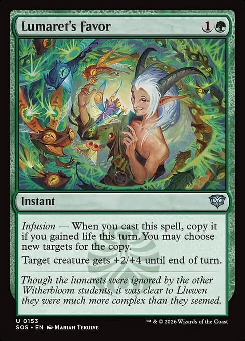 Lumaret's Favor 2026 Magic: The Gathering Secrets of Strixhaven Foil