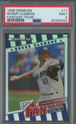 Roger Clemens 1998 panini
