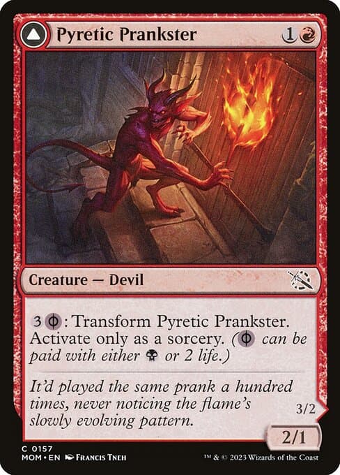 Pyretic Prankster // Glistening Goremonger #157