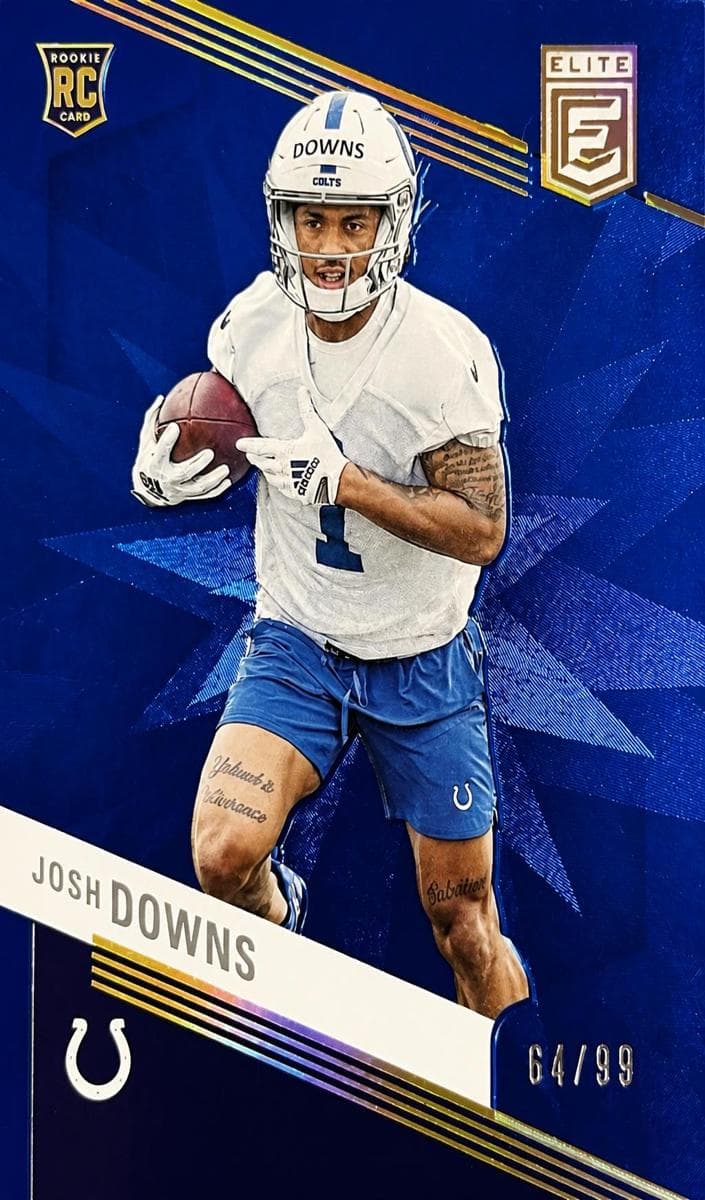 Josh Downs trading card