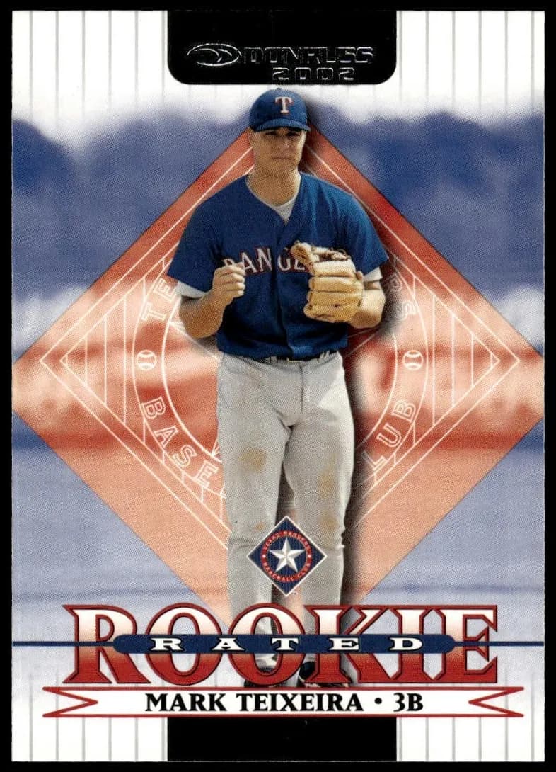 Mark Teixeira 2002 panini Donruss