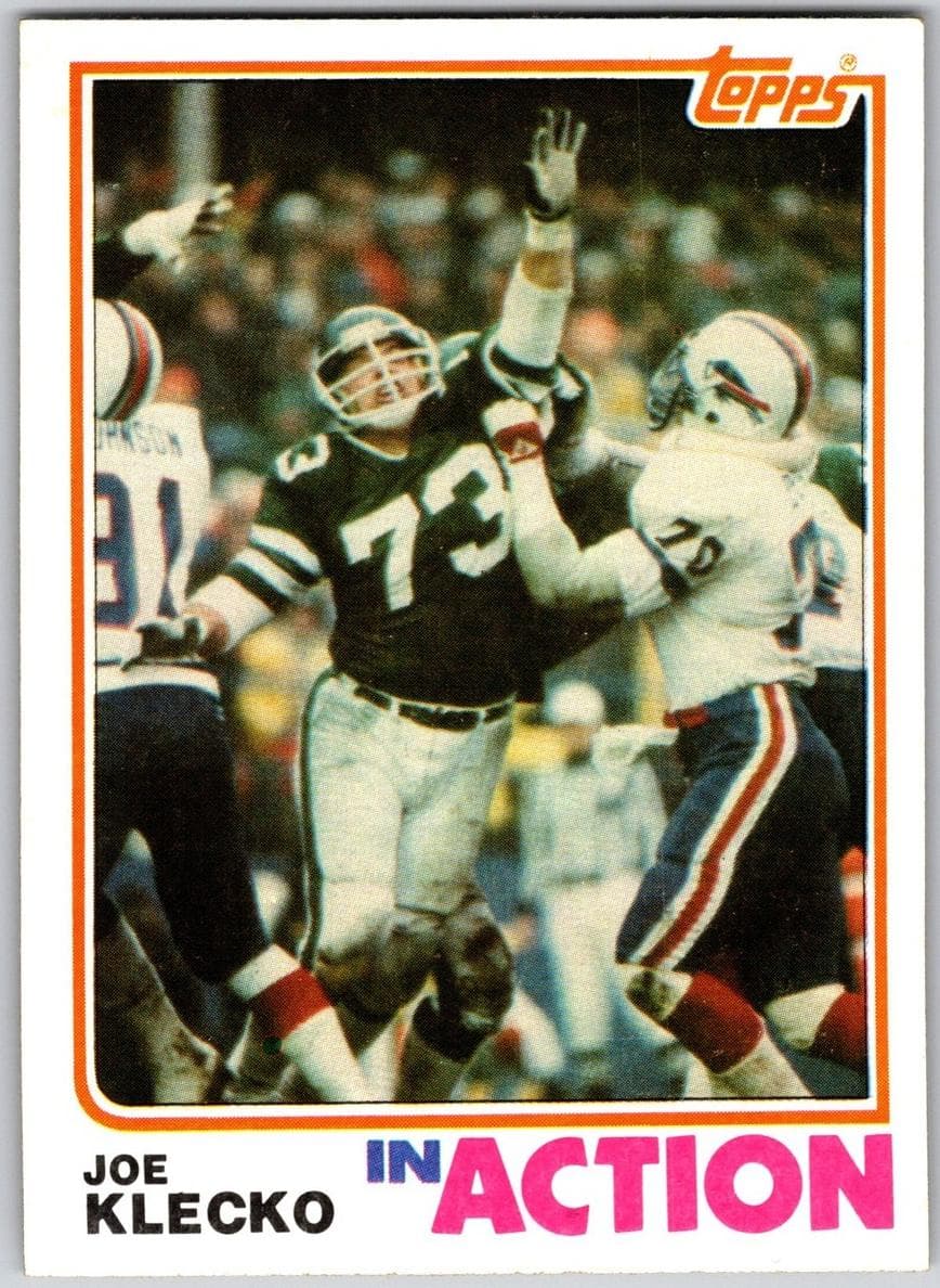 Joe Klecko 1982 topps Topps
