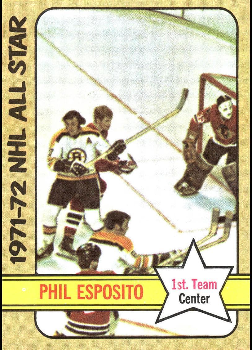 Phil Esposito 1972 topps