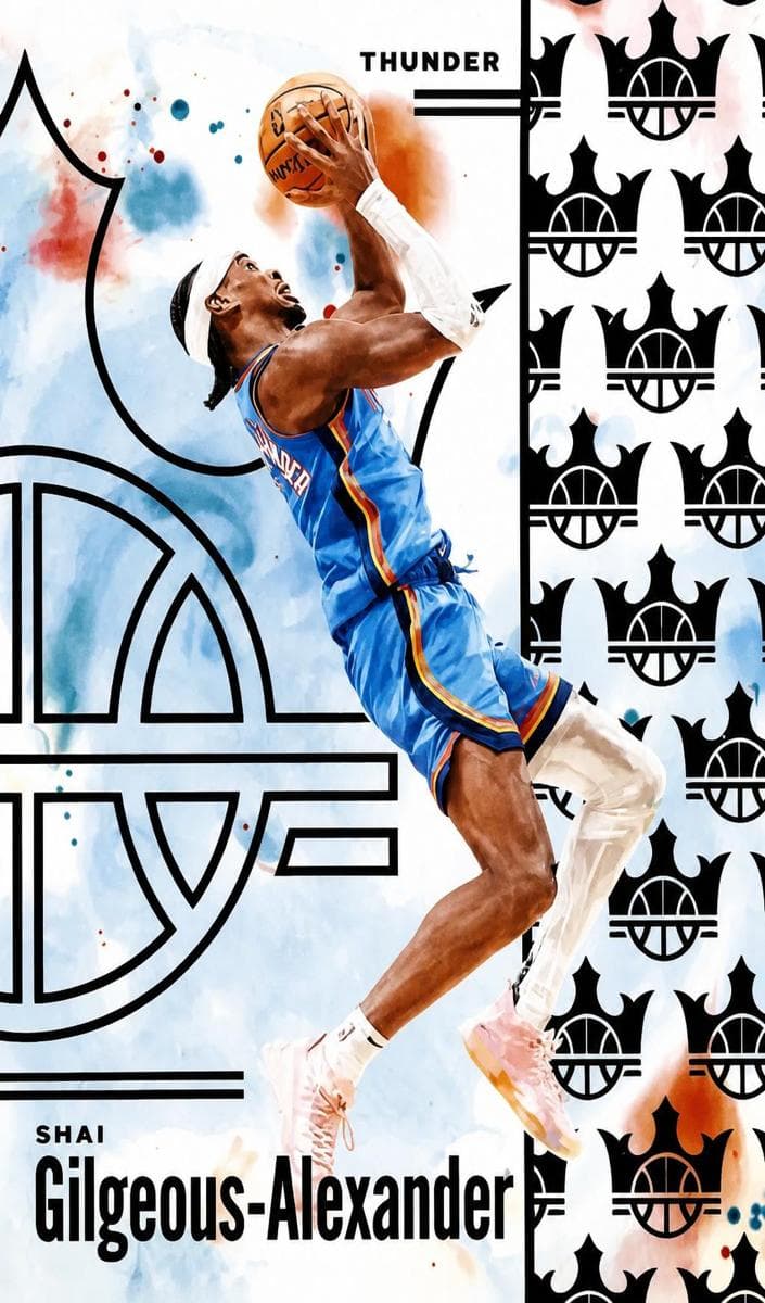 Shai Gilgeous-Alexander 2024 panini Panini Court Kings