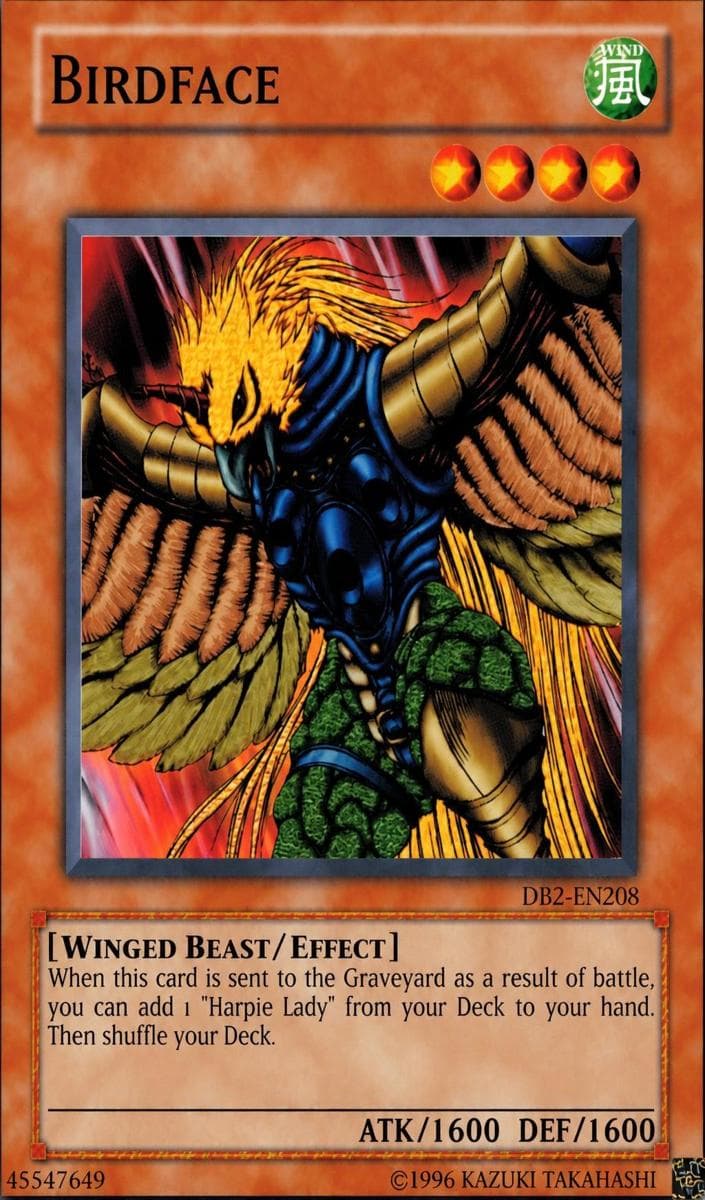 Birdface 2005 Yu-Gi-Oh! Dark Beginning 2